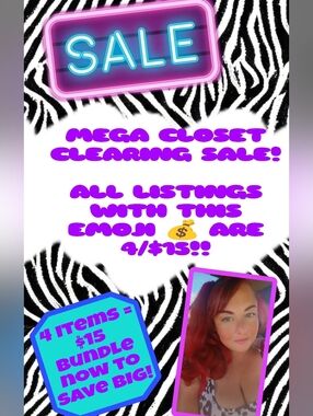 💰💰4/$15 Closet Clearing Sale💰💰
